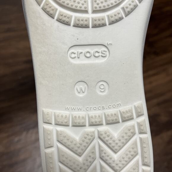 Crocs Citilane Dual Comfort Womens Ballet Red-White Flats Slip On Shoes Size 9 - Picture 9 of 10